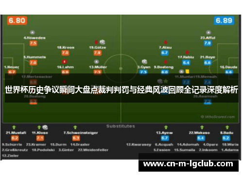 世界杯历史争议瞬间大盘点裁判判罚与经典风波回顾全记录深度解析